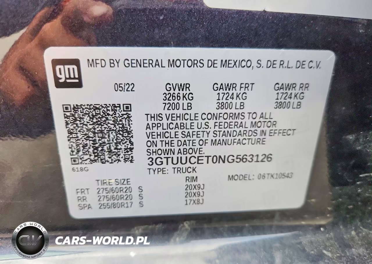 2022 GMC Sierra K1500 Elevation VIN:3GTUUCET0NG563126 - 13