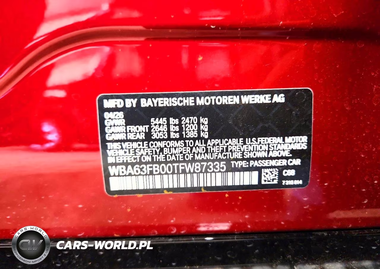 2026 BMW M440Xi Gran Coupe VIN:WBA63FB00TFW87335 - 12