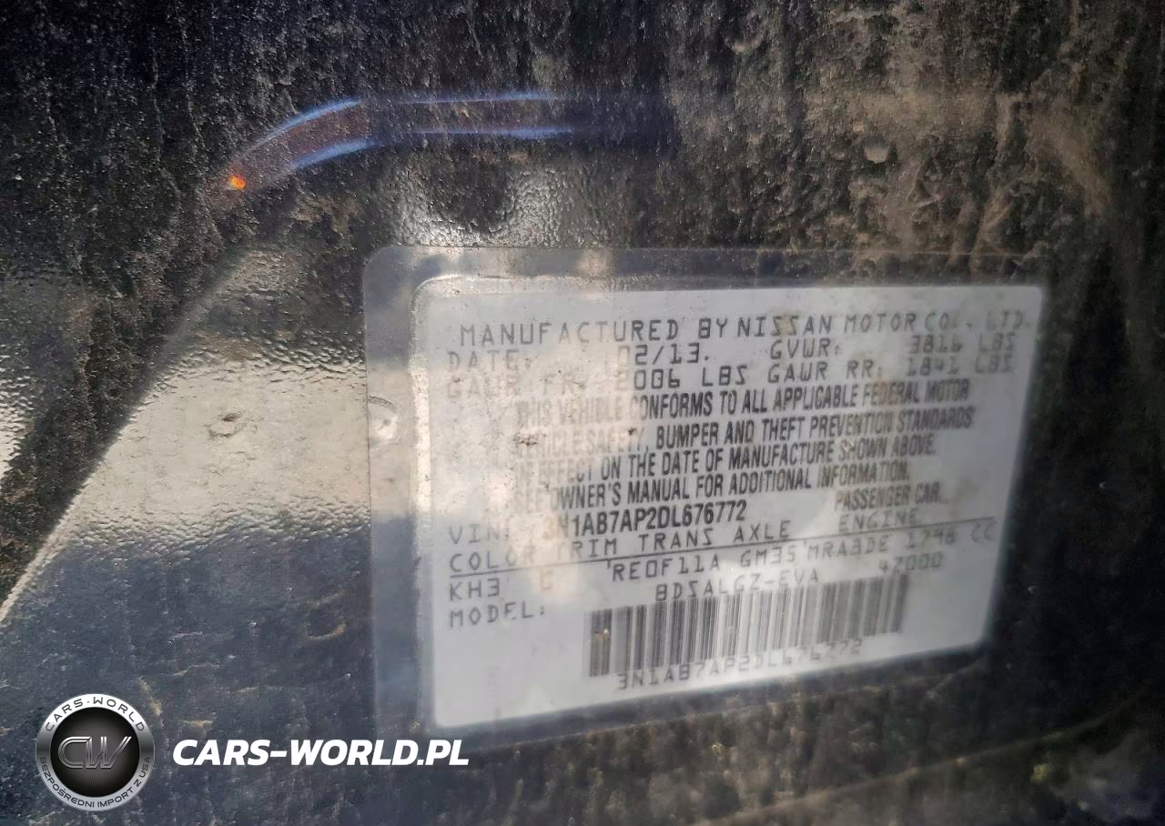 2013 Nissan Sentra S VIN:3N1AB7AP2DL676772 - 12