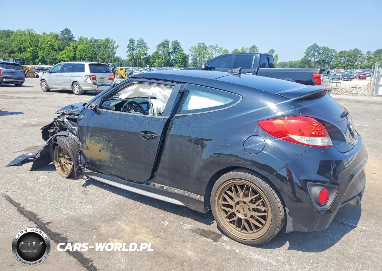 2014 Hyundai Veloster Turbo VIN:KMHTC6AEXEU191004 - 2