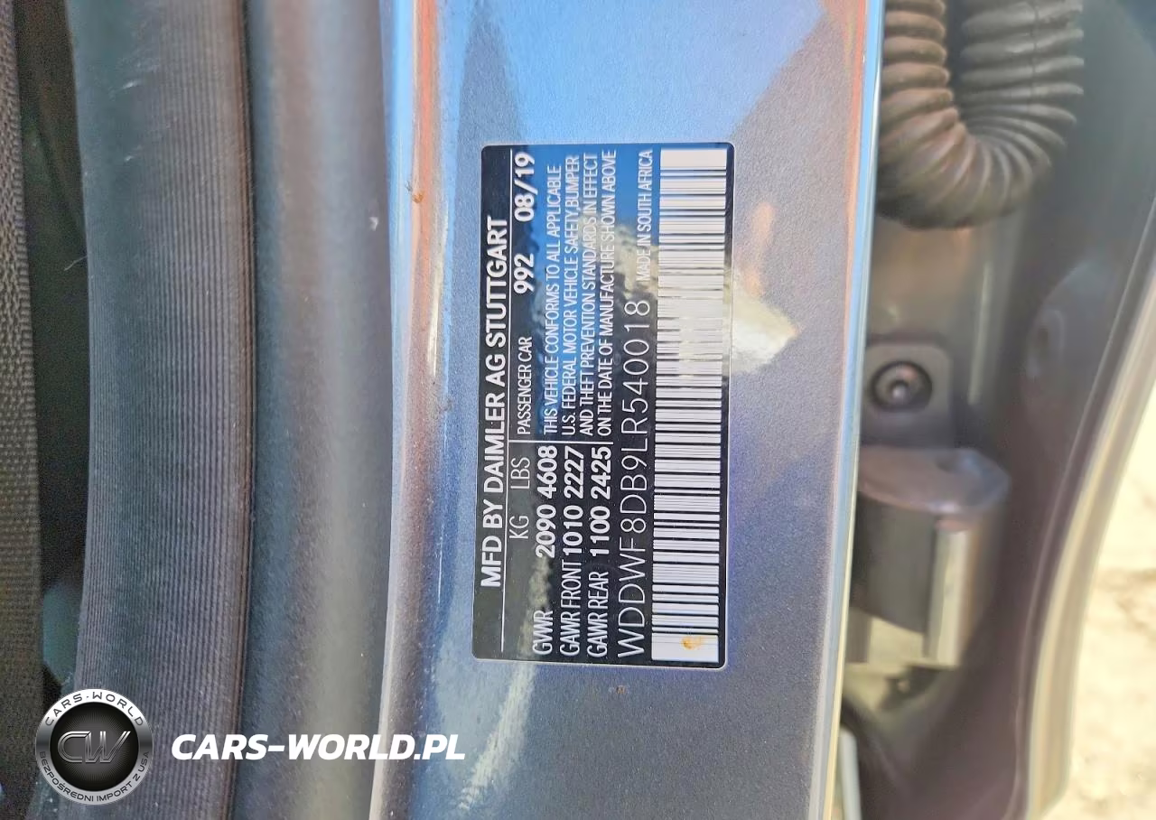 2020 Mercedes-Benz C 300 VIN:WDDWF8DB9LR540018 - 13