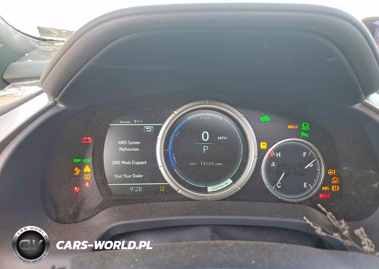 2019 Lexus Rx 450H F Sport VIN:2T2BGMCAXKC041014 - 9