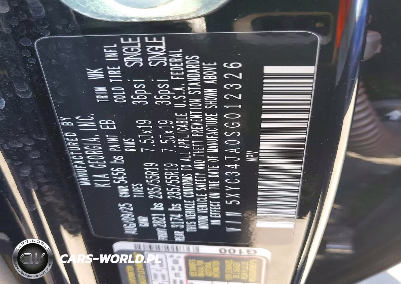 2025 Kia Ev6 Light Long Range VIN:5XYC34JA0SG012326 - 13