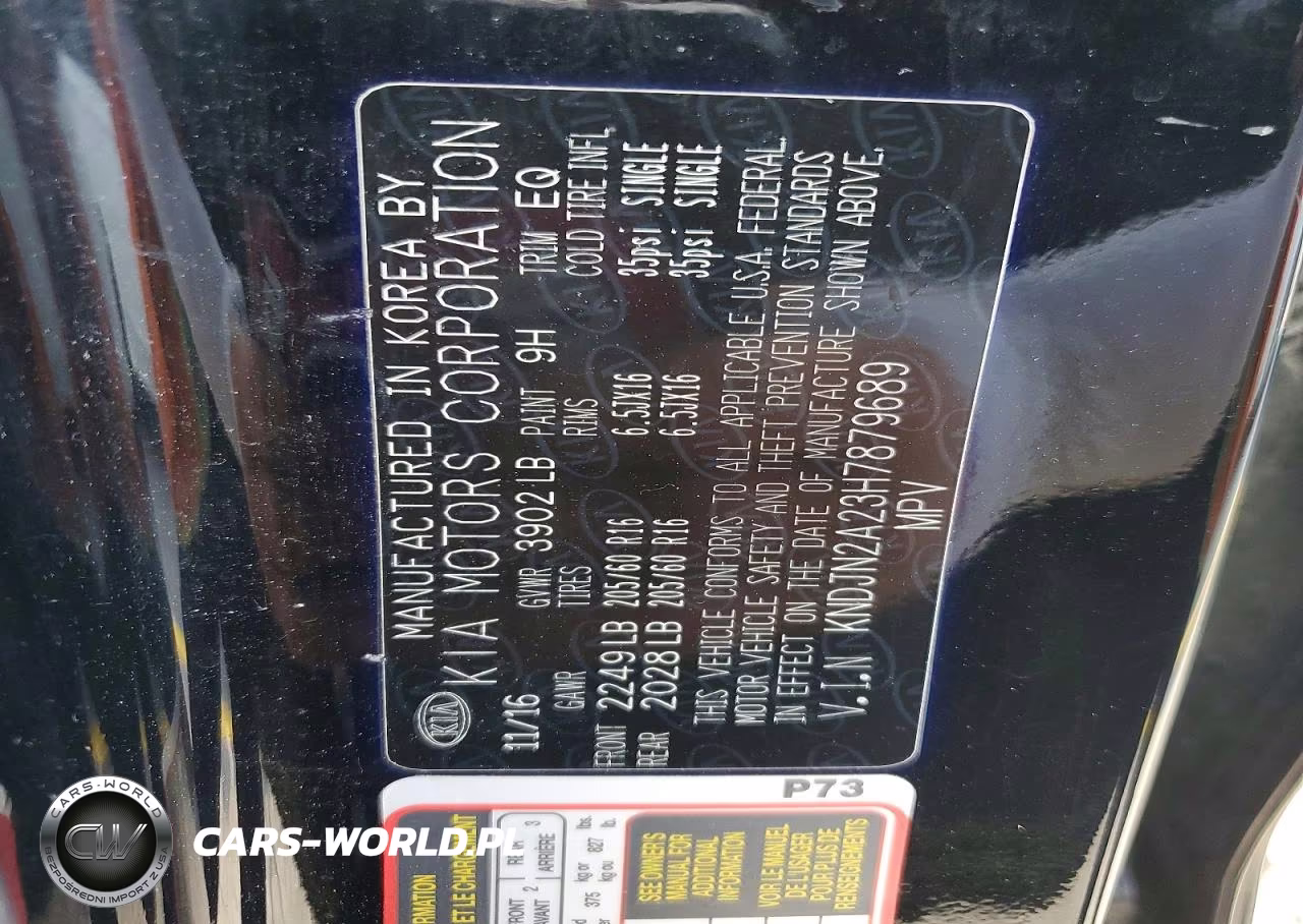 2017 Kia Soul Base VIN:KNDJN2A23H7879689 - 13