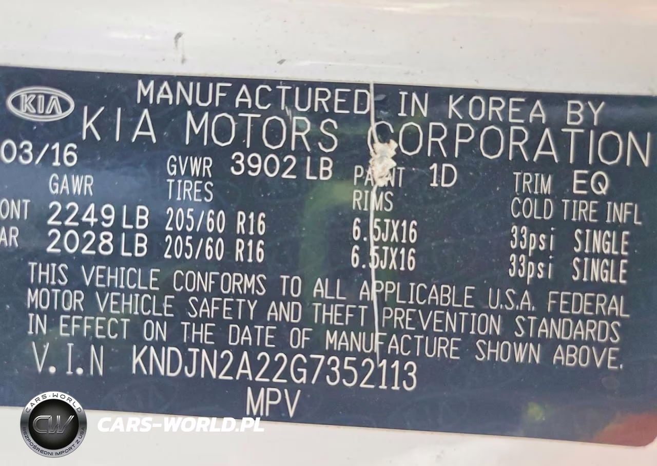 2016 Kia Soul Base VIN:KNDJN2A22G7352113 - 13