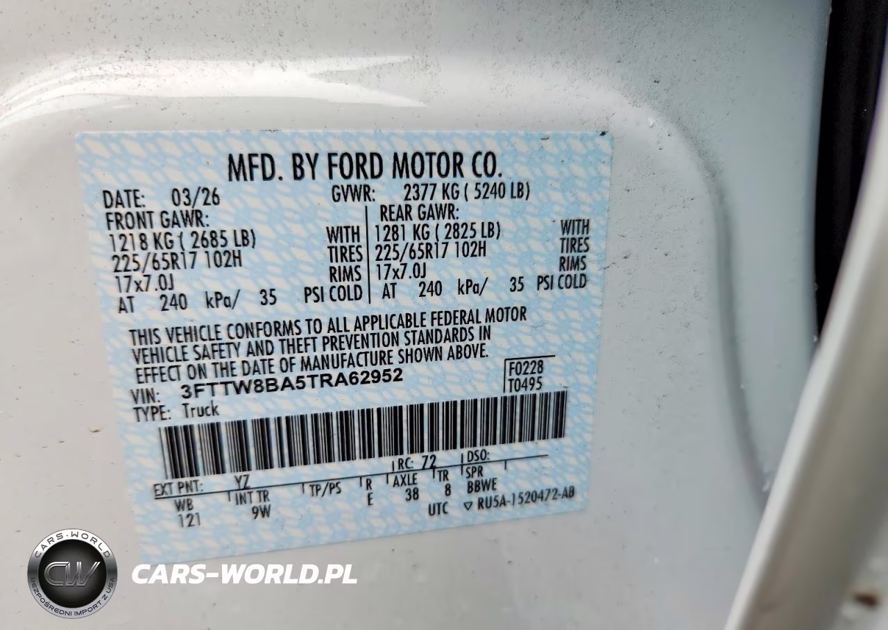 2026 Ford Maverick Xl VIN:3FTTW8BA5TRA62952 - 13