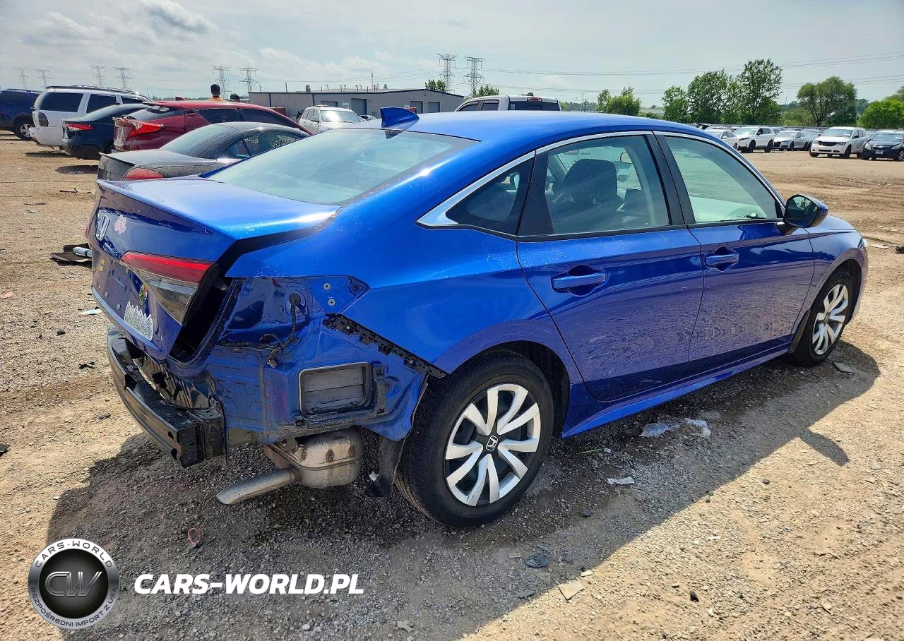 2024 Honda Civic Lx VIN:2HGFE2F28RH522658 - 3