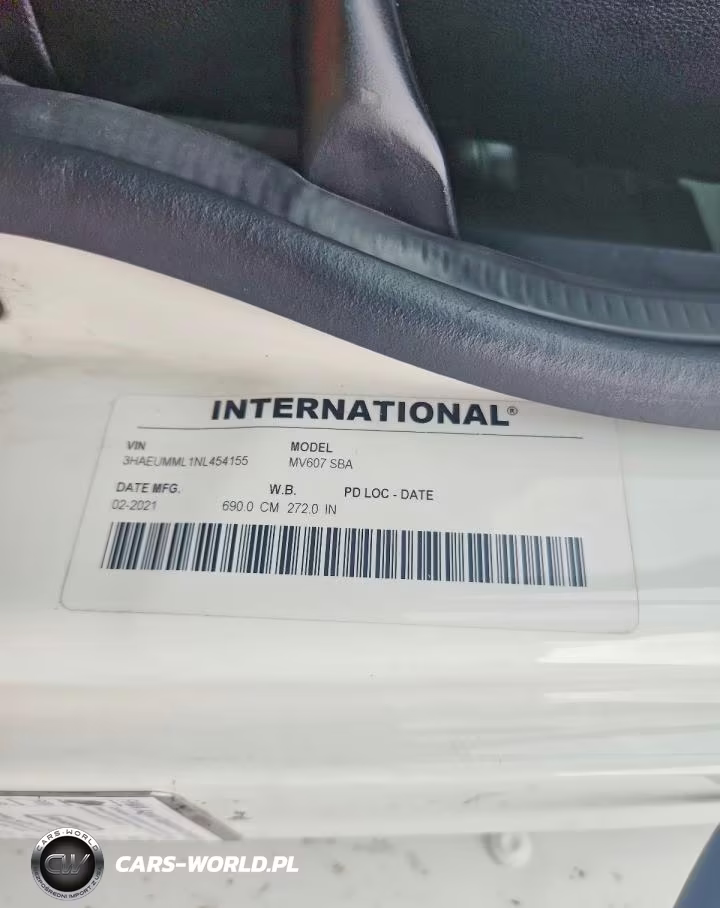 2022 International Mv607 Box Truck VIN:3HAEUMML1NL454155 - 14