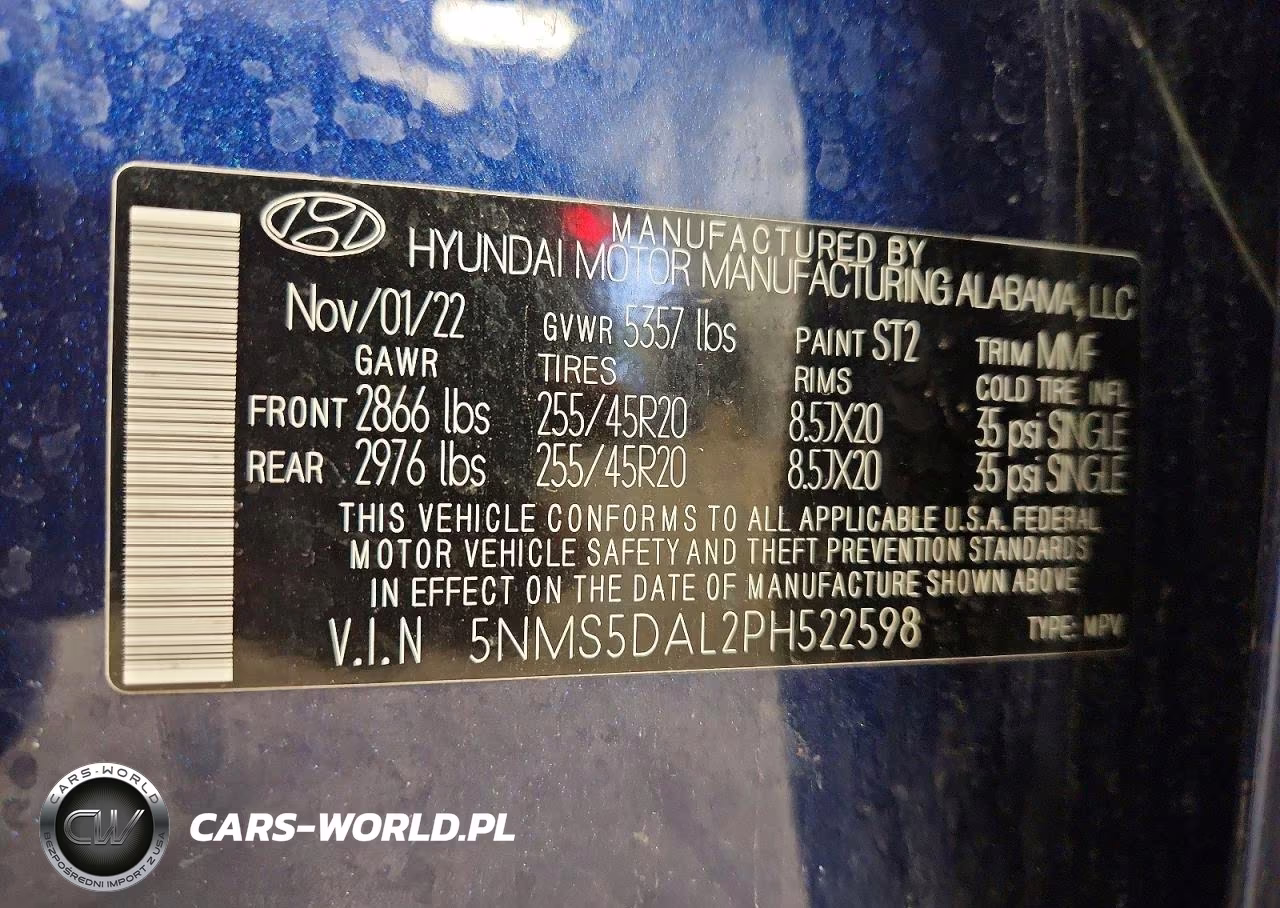 2023 Hyundai Santa Fe Calligraphy VIN:5NMS5DAL2PH522598 - 13