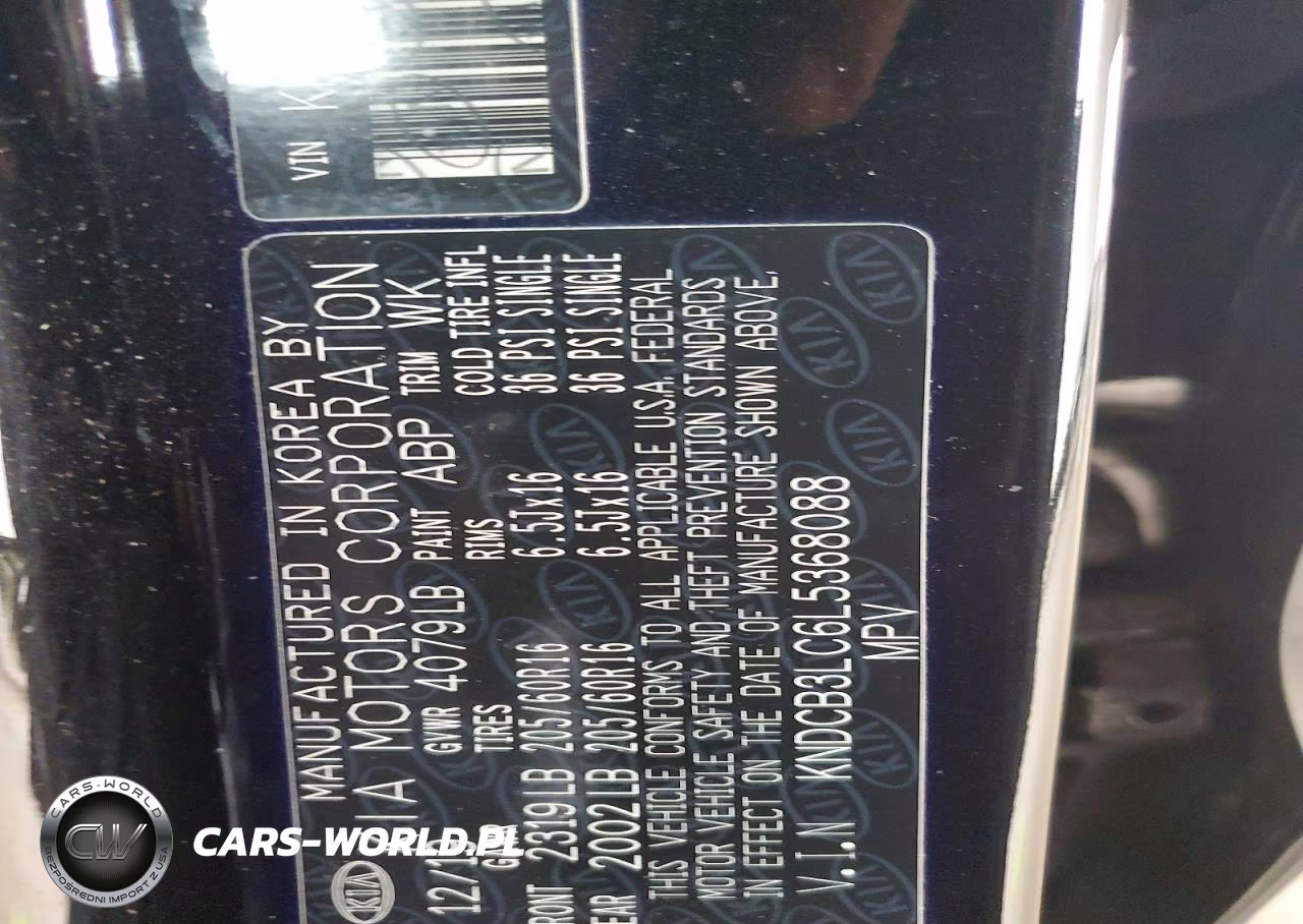 2020 Kia Niro Lx VIN:KNDCB3LC6L5368088 - 12