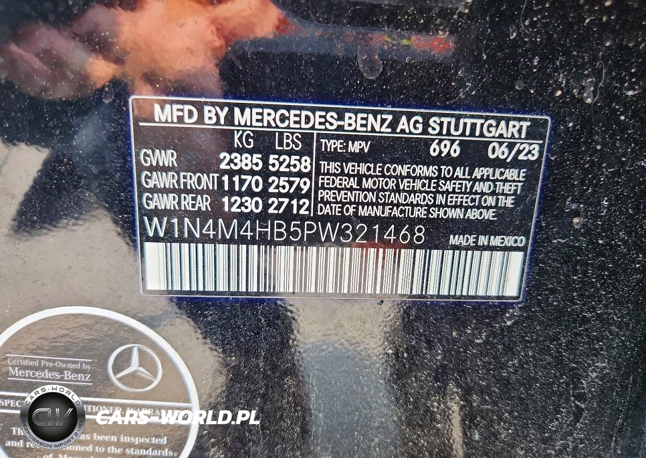 2023 Mercedes-Benz Glb 250 4Matic VIN:W1N4M4HB5PW321468 - 14