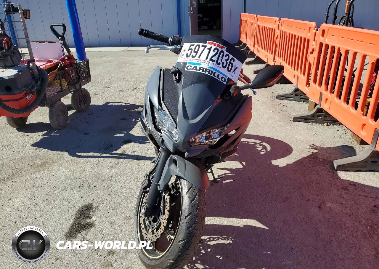 2024 Kawasaki Ex650 R VIN:ML5EXER13RDAC9100 - 2