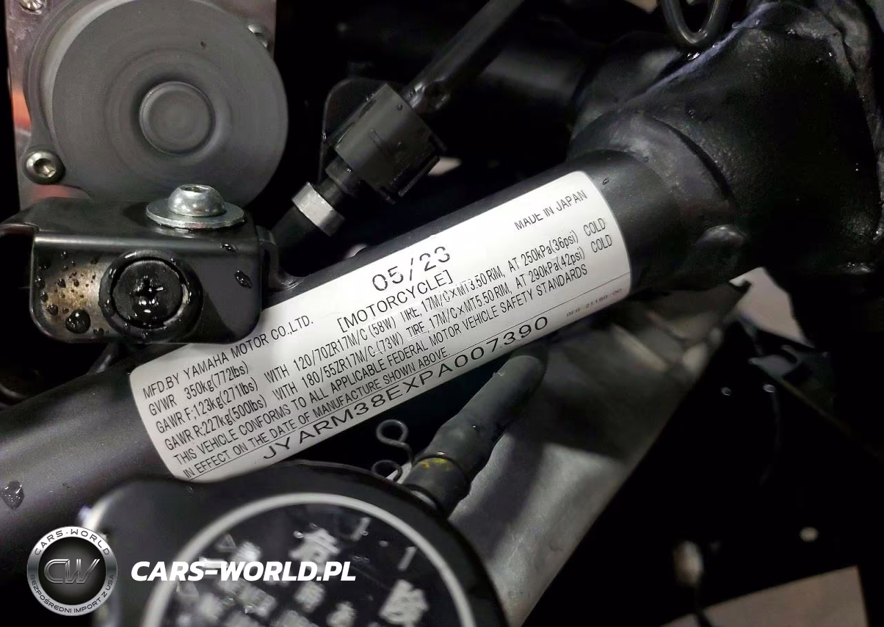2023 Yamaha Yzfr7 VIN:JYARM38EXPA007390 - 10