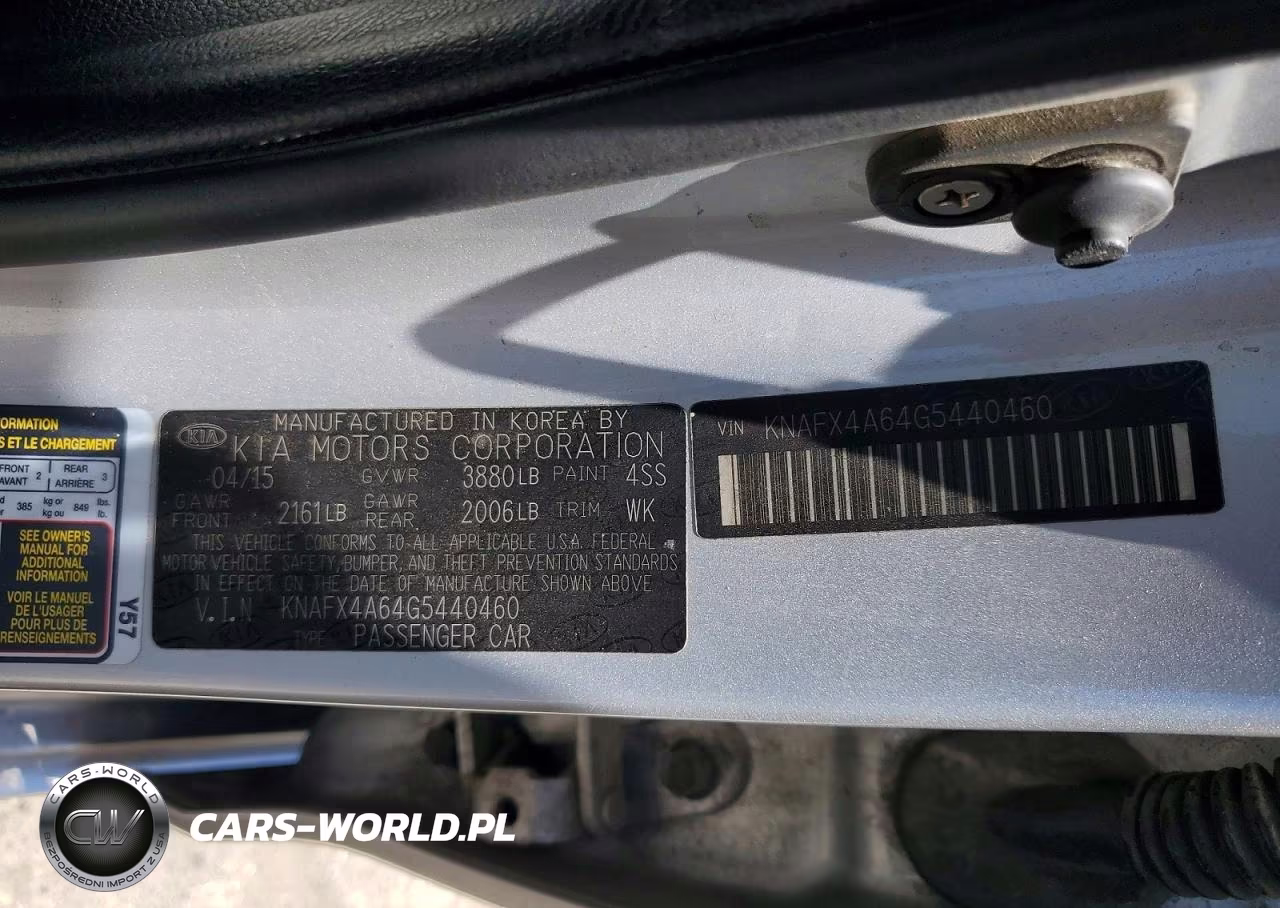 2016 Kia Forte Lx VIN:KNAFX4A64G5440460 - 12
