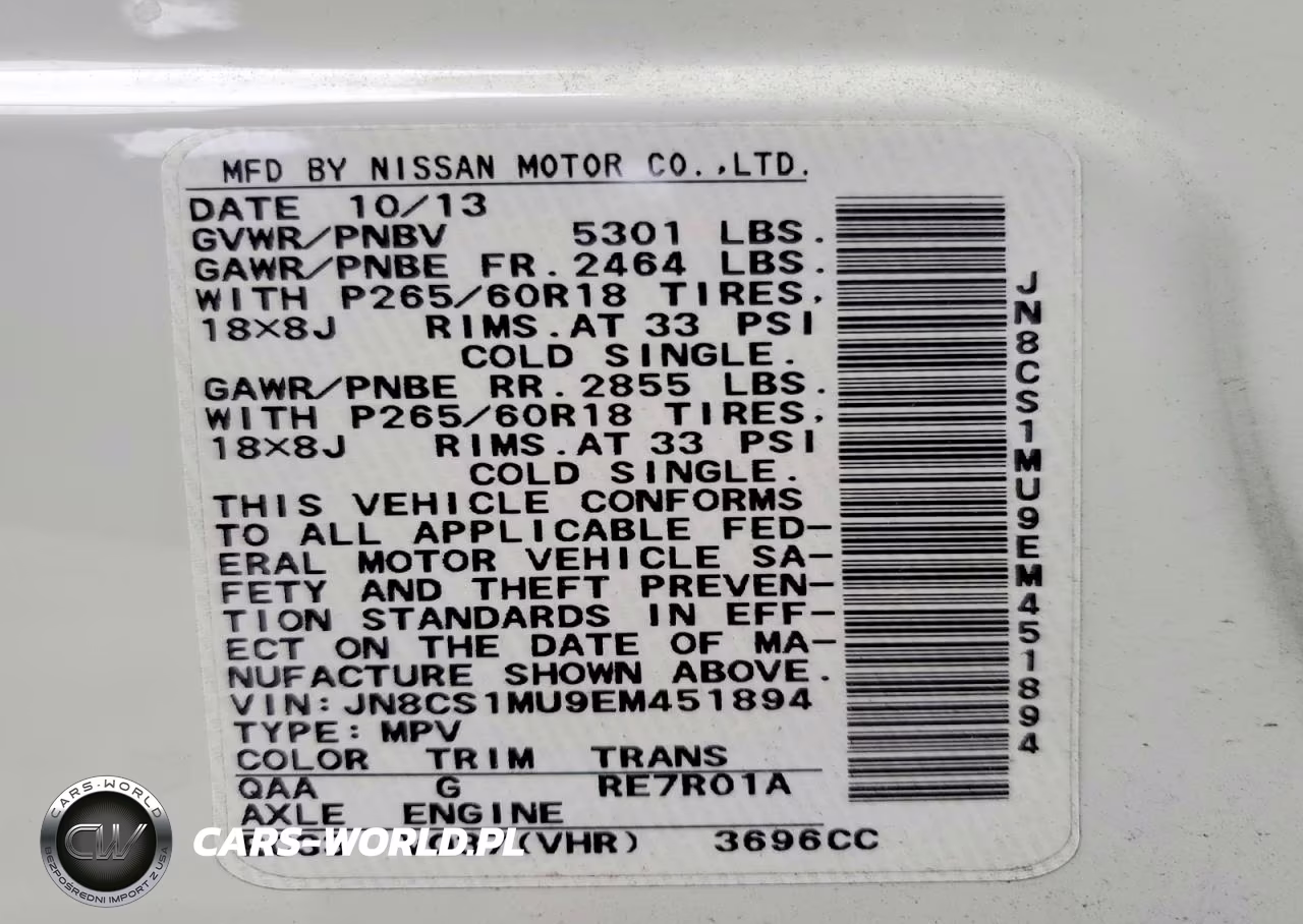2014 Infiniti Qx70 Base VIN:JN8CS1MU9EM451894 - 13