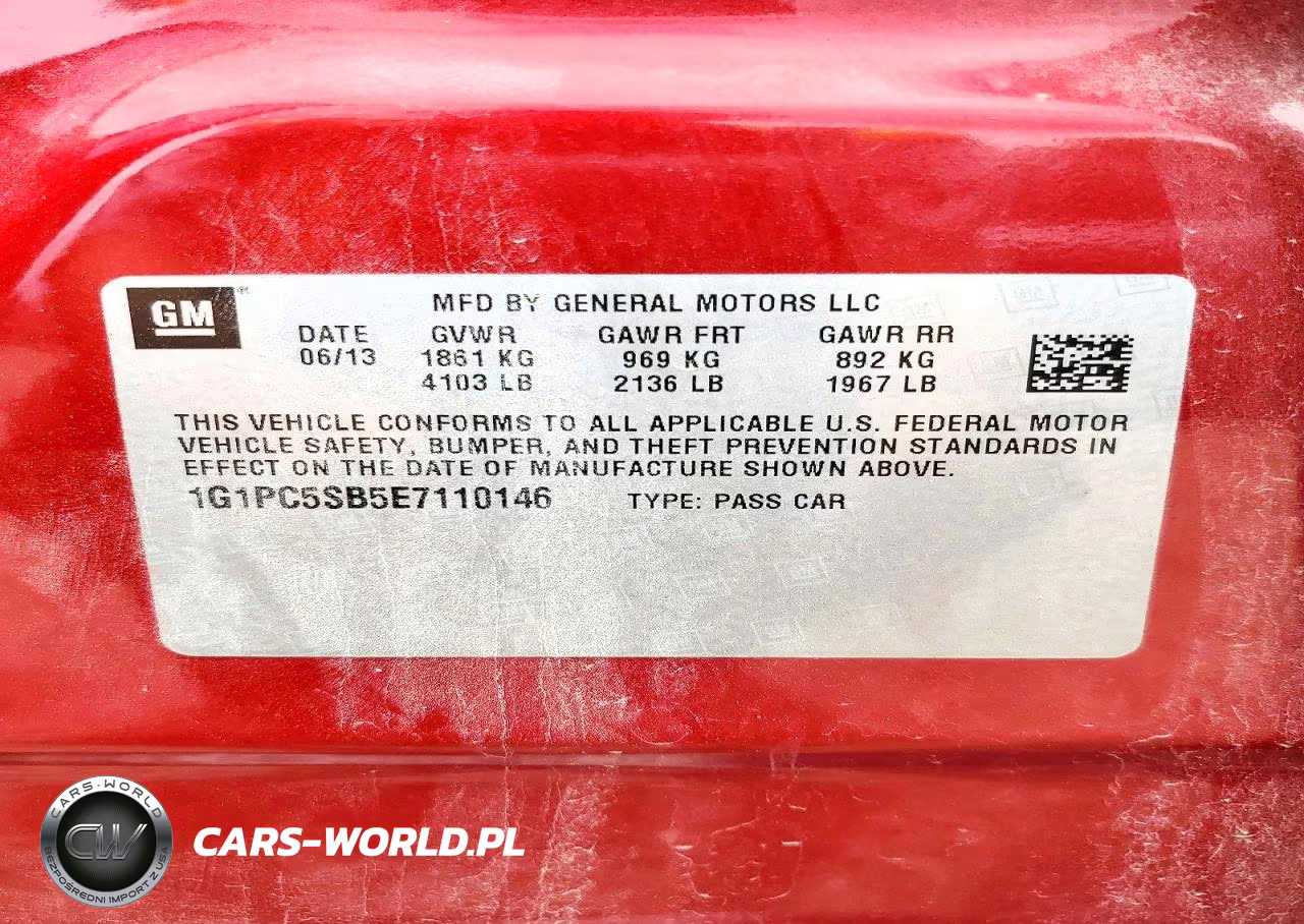2014 Chevrolet Cruze Lt VIN:1G1PC5SB5E7110146 - 12