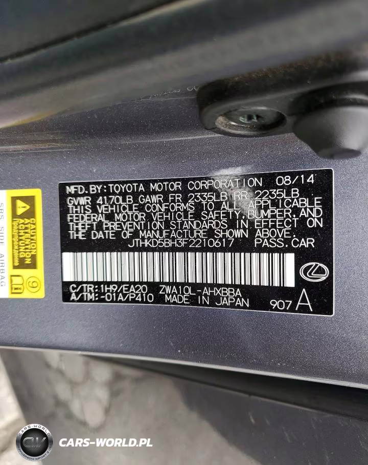 2015 Lexus Ct 200 VIN:JTHKD5BH3F2210617 - 12