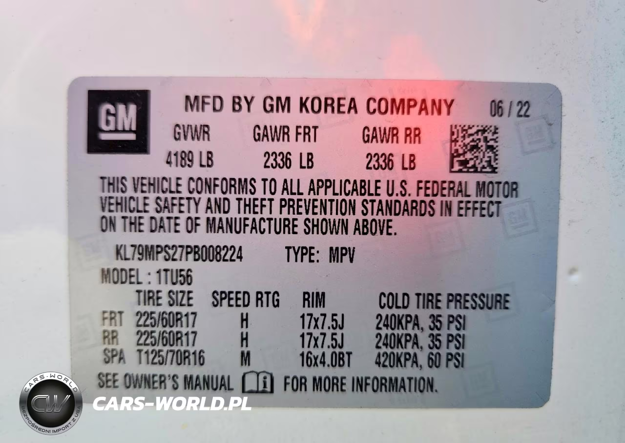 2023 Chevrolet Trailblazer Lt VIN:KL79MPS27PB008224 - 14
