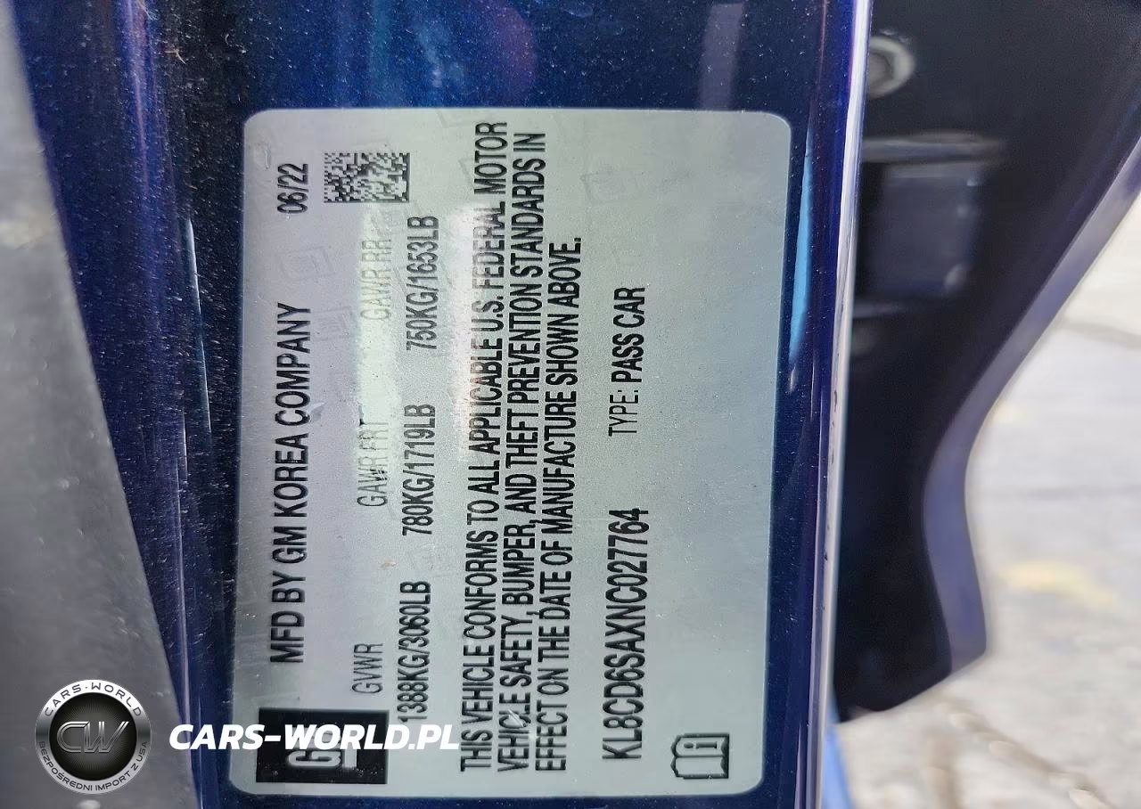 2022 Chevrolet Spark 1Lt VIN:KL8CD6SAXNC027764 - 12