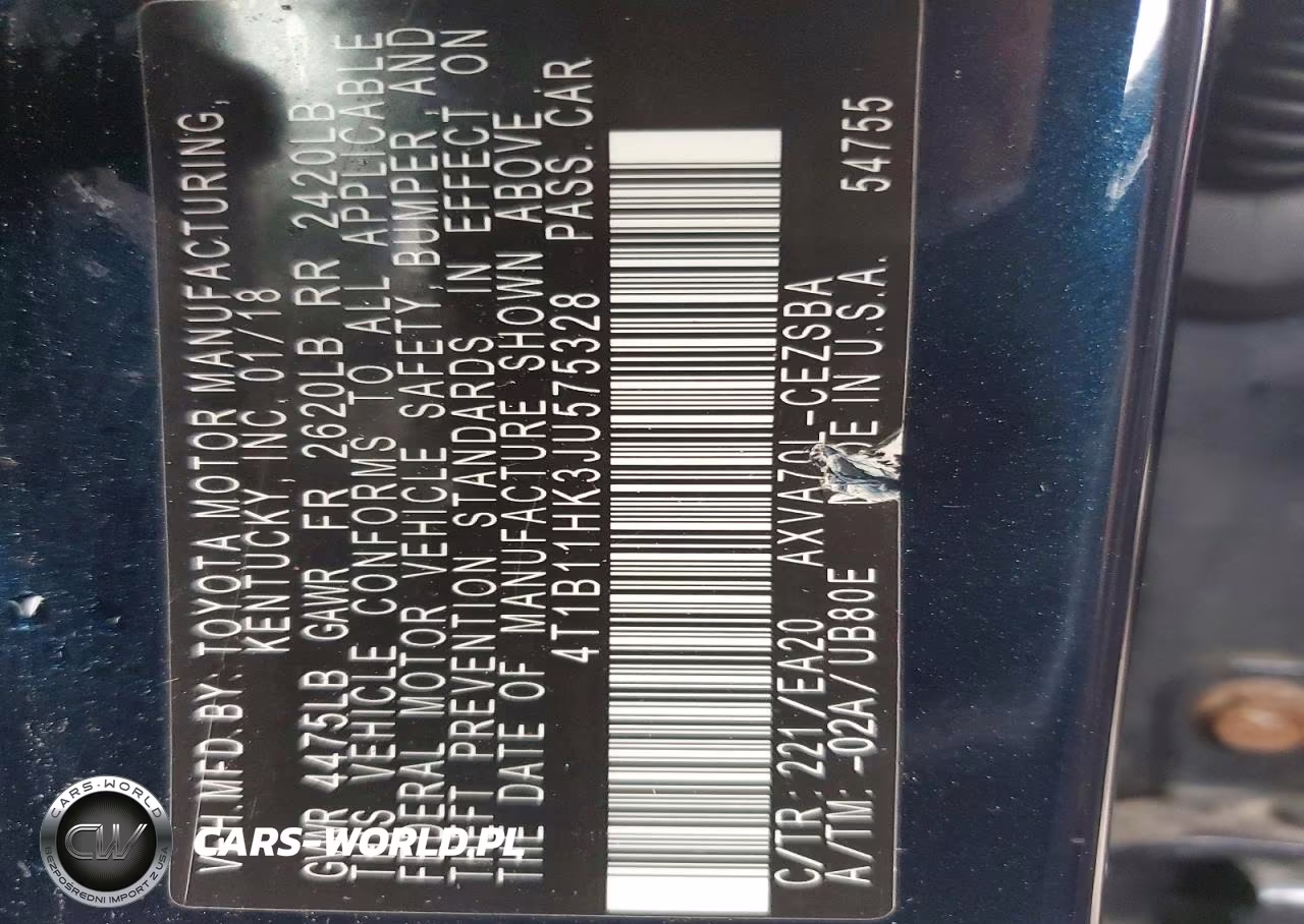 2018 Toyota Camry Se VIN:4T1B11HK3JU575328 - 12