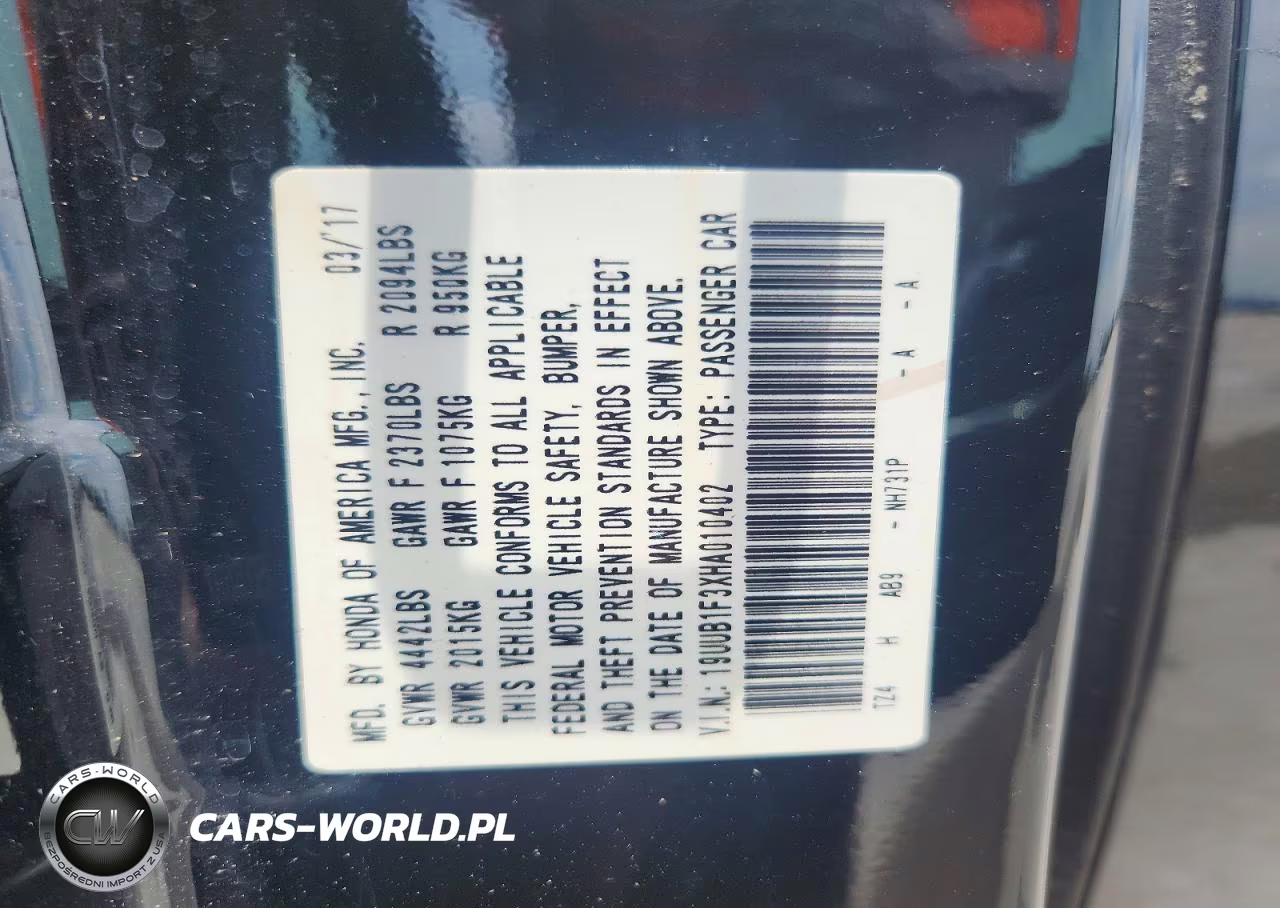 2017 Acura Tlx VIN:19UUB1F3XHA010402 - 12