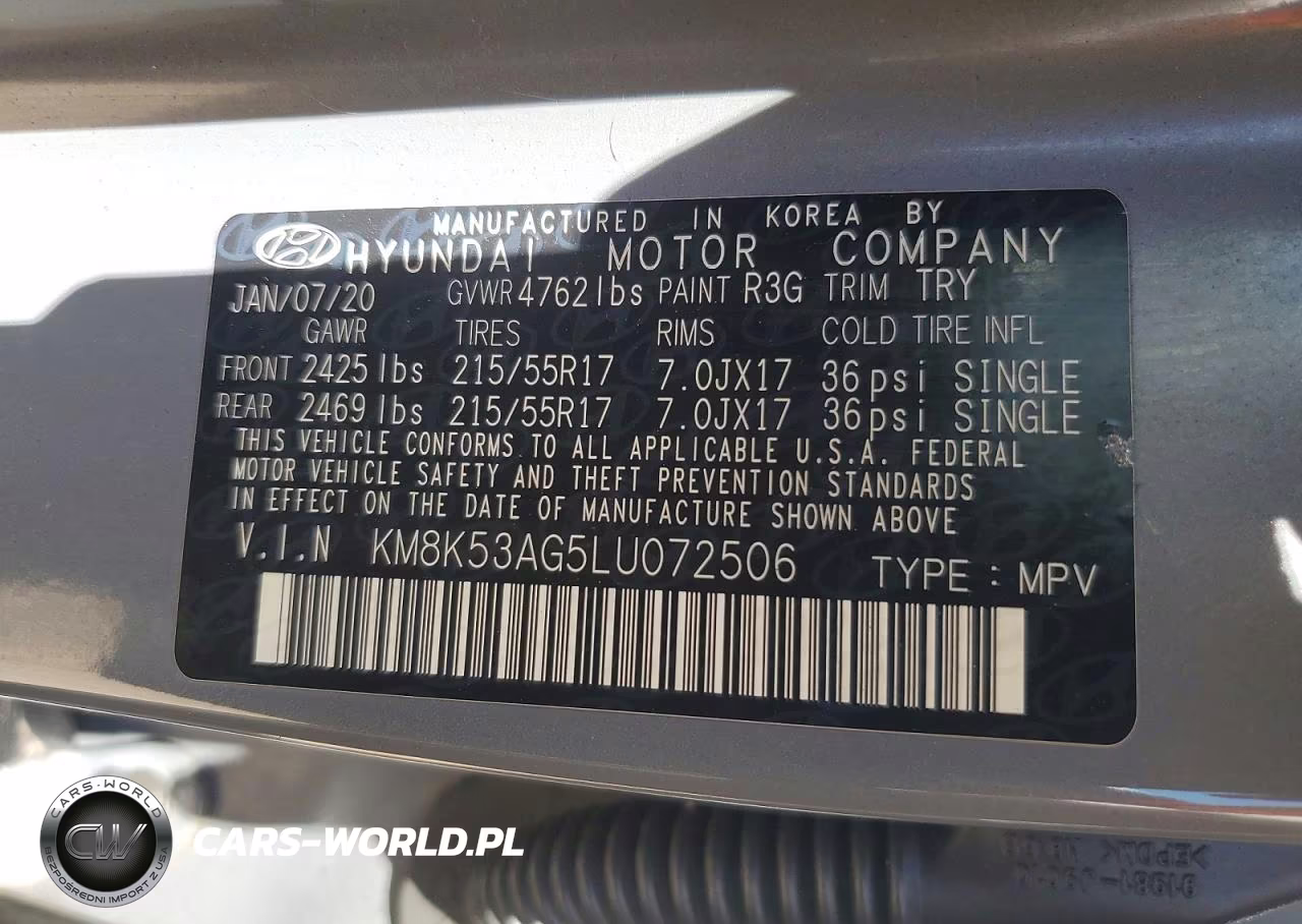2020 Hyundai Kona Ultimate VIN:KM8K53AG5LU072506 - 13