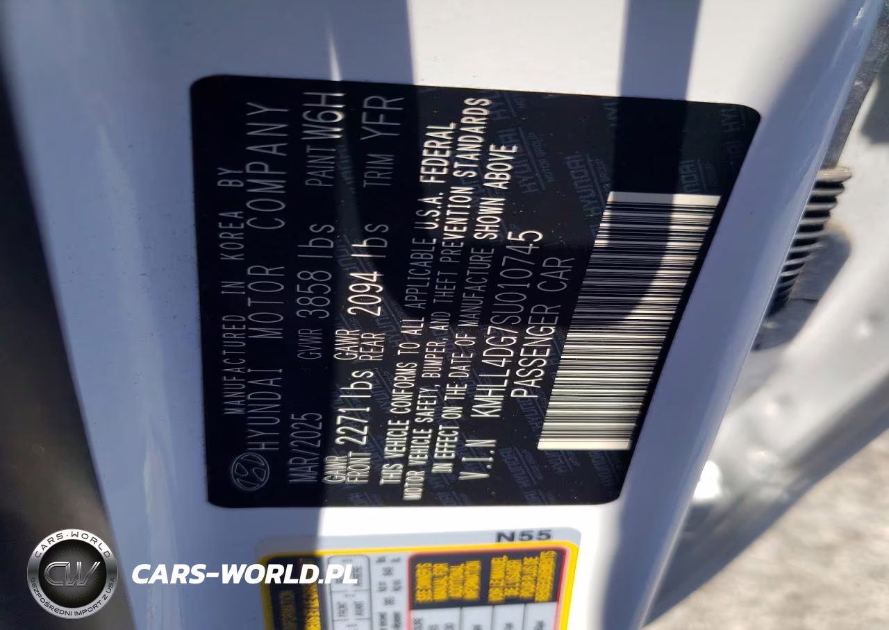 2025 Hyundai Elantra Se VIN:KMHLL4DG7SU010745 - 12