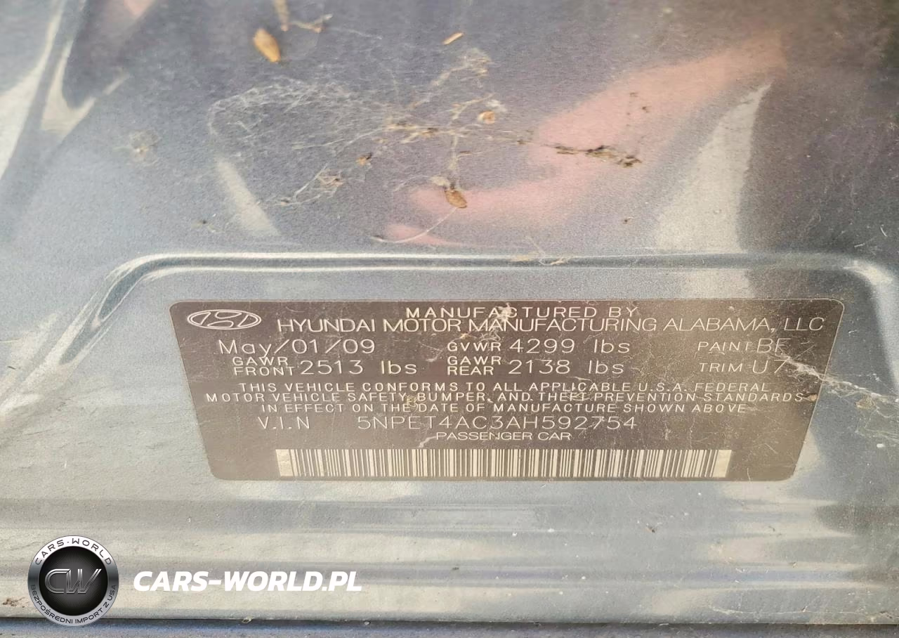 2010 Hyundai Sonata Gls VIN:5NPET4AC3AH592754 - 12