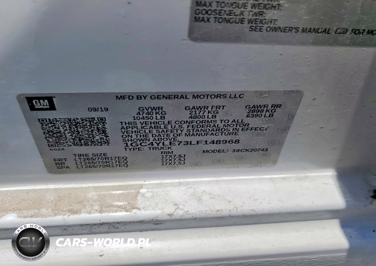 2020 Chevrolet Silverado K2500 Heavy Duty VIN:1GC4YLE73LF148968 - 12