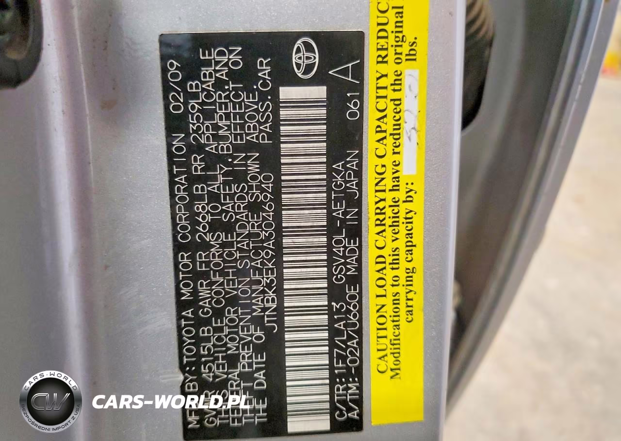 2010 Toyota Camry Xle V6 VIN:JTNBK3EK9A3046940 - 13