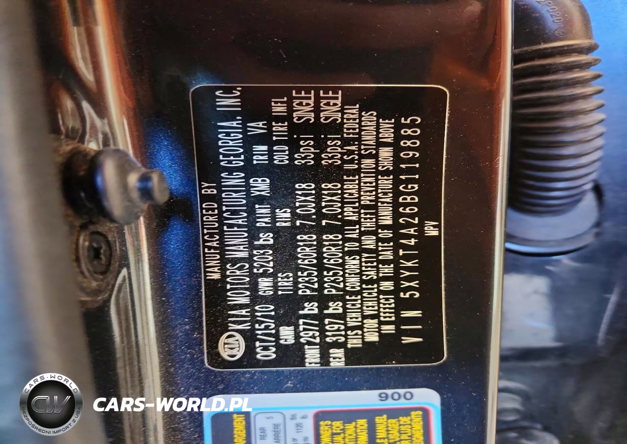 2011 Kia Sorento Lx VIN:5XYKT4A26BG119885 - 13