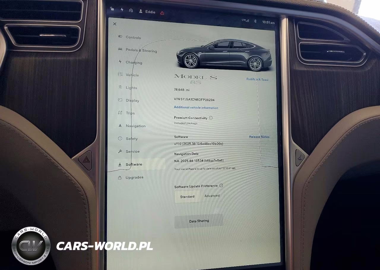 2013 Tesla Model S VIN:5YJSA1CN8DFP26294 - 9