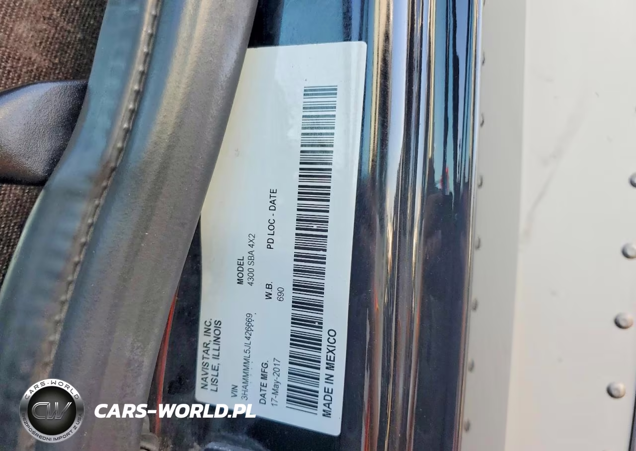 2018 International 4300 Box Truck VIN:3HAMMMML5JL426669 - 13