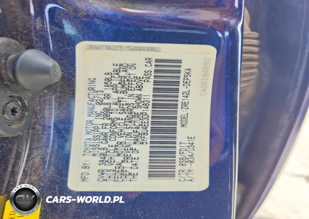 2013 Toyota Corolla S VIN:5YFBU4EE3DP148311 - 12