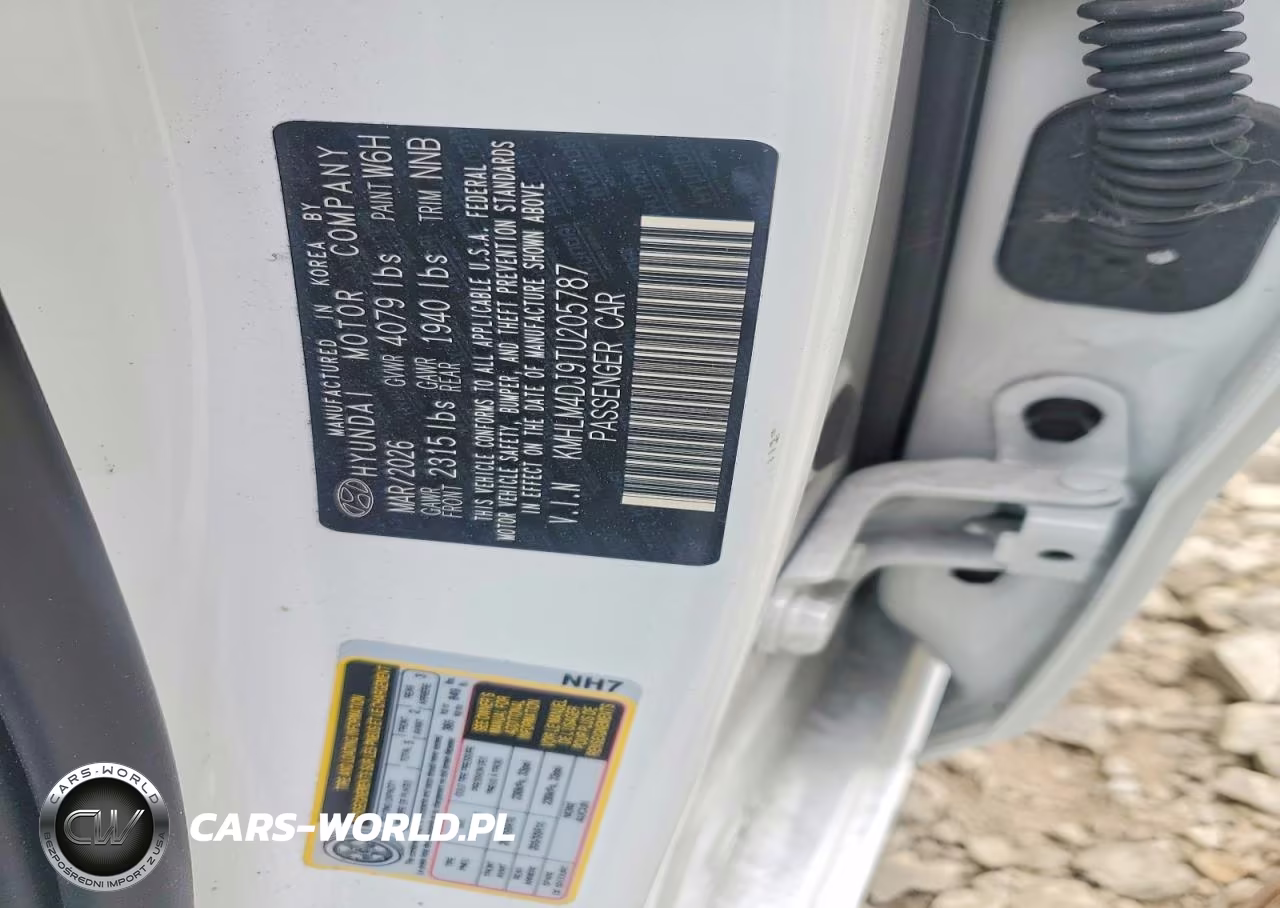 2026 Hyundai Elantra Hybrid Blue VIN:KMHLM4DJ9TU205787 - 12