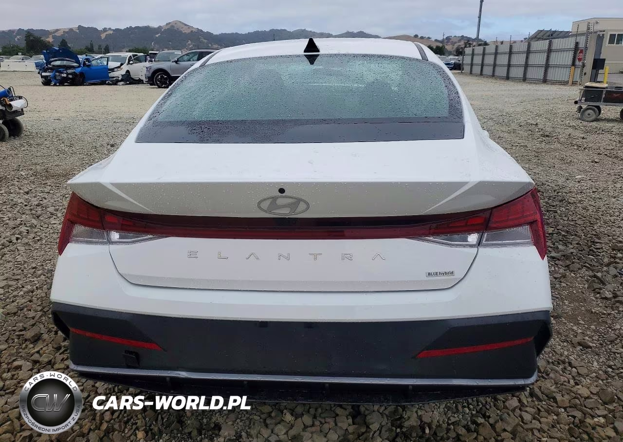 2026 Hyundai Elantra Hybrid Blue VIN:KMHLM4DJ9TU205787 - 6