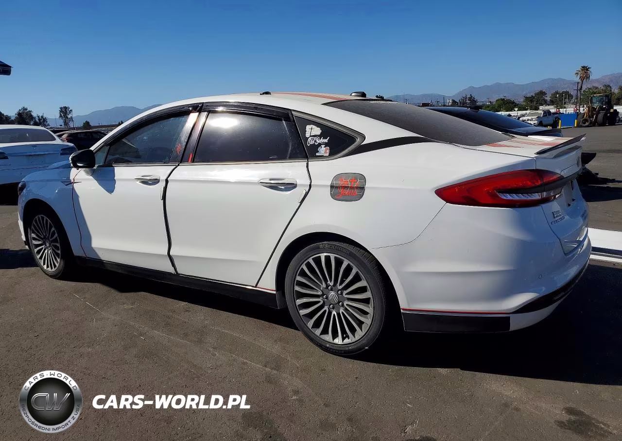2017 Ford Fusion Titanium Hev VIN:3FA6P0RU3HR315954 - 2