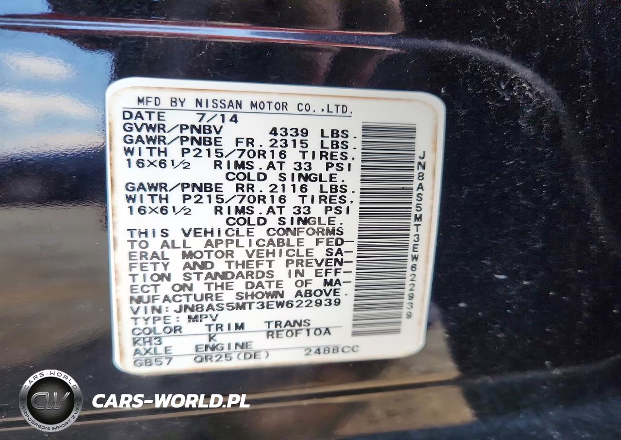 2014 Nissan Rogue Select S VIN:JN8AS5MT3EW622939 - 13