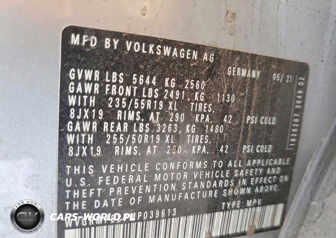 2021 Volkswagen Id.4 Pro VIN:WVGRMPE27MP039613 - 12