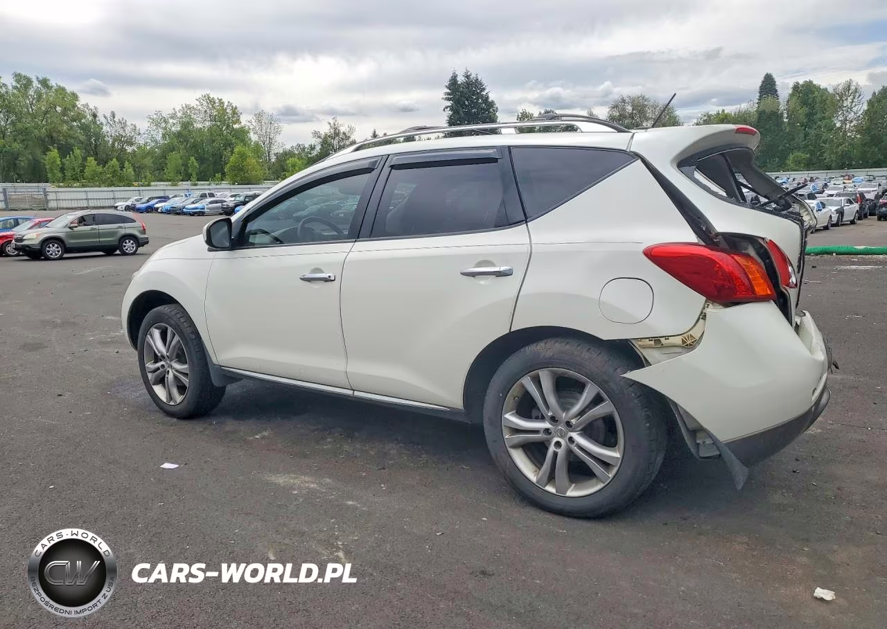 2009 Nissan Murano S VIN:JN8AZ18W29W125377 - 2