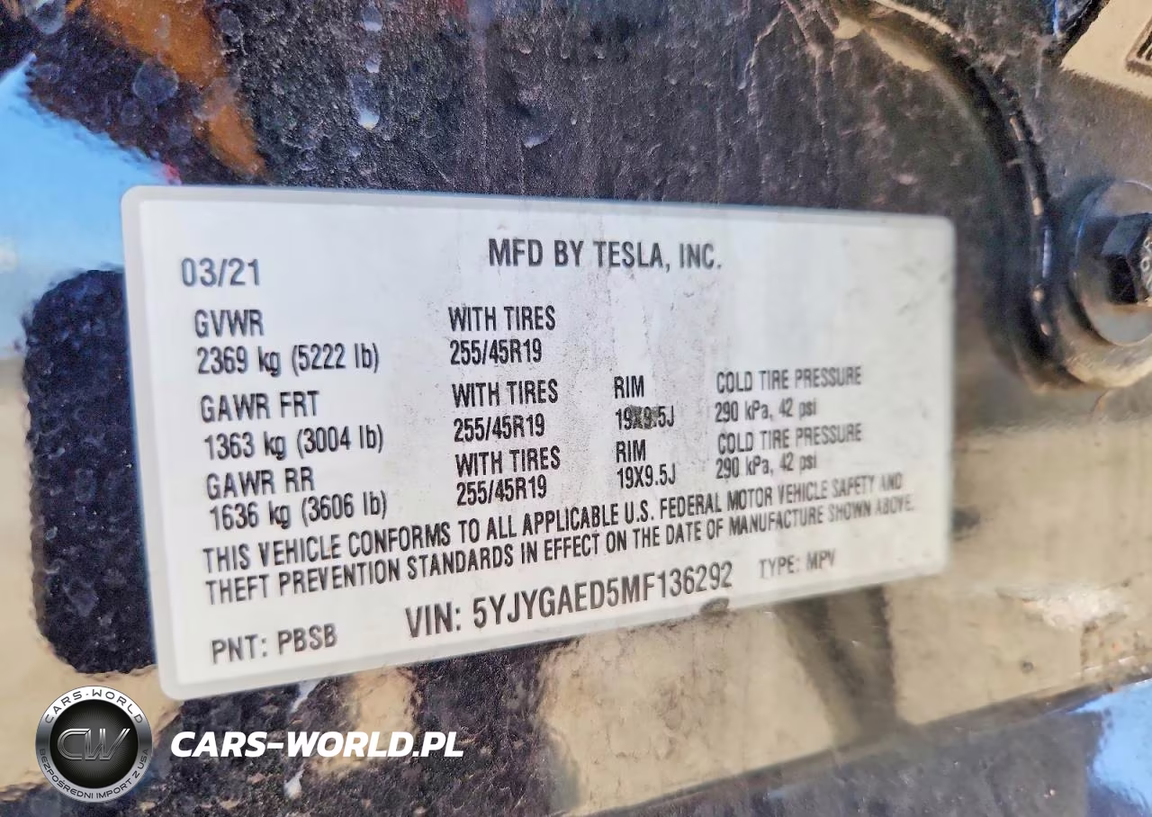 2021 Tesla Model Y VIN:5YJYGAED5MF136292 - 14