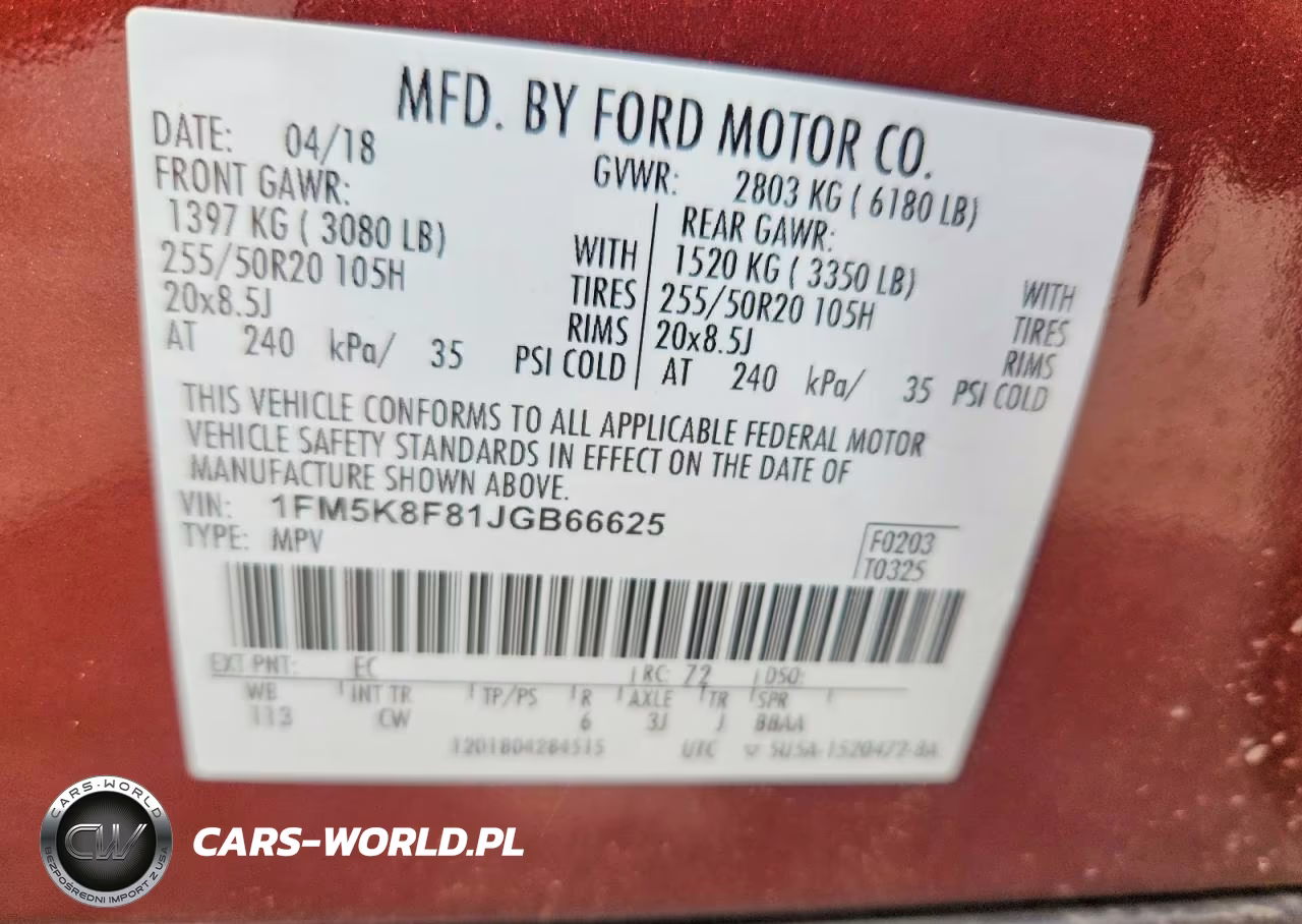 2018 Ford Explorer Limited VIN:1FM5K8F81JGB66625 - 12