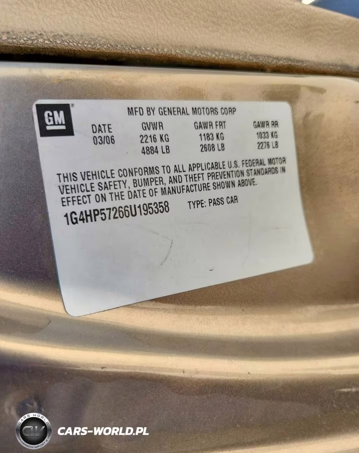 2006 Buick Lucerne Cx VIN:1G4HP57266U195358 - 13