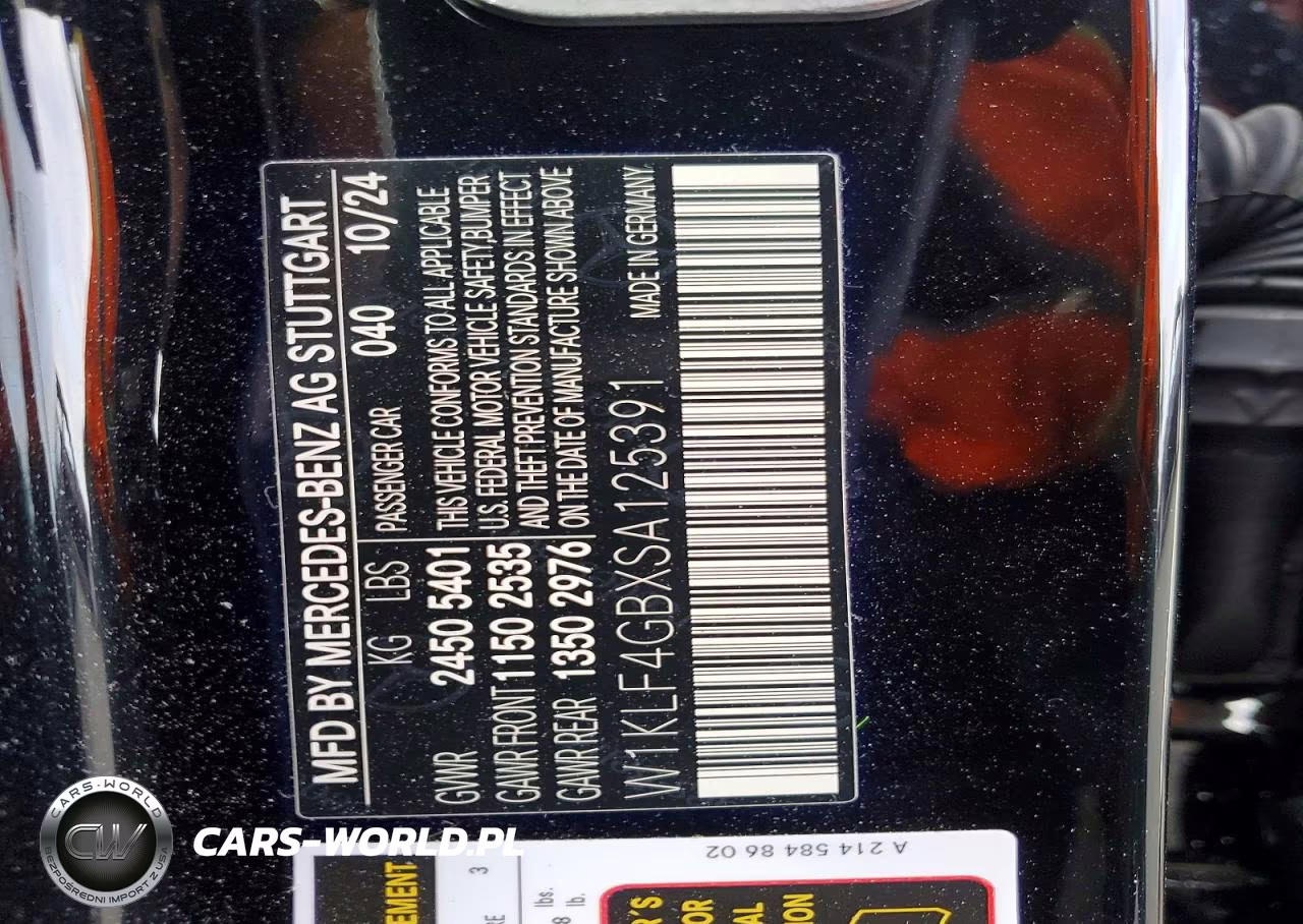 2025 Mercedes-Benz E 350 VIN:W1KLF4GBXSA125391 - 12