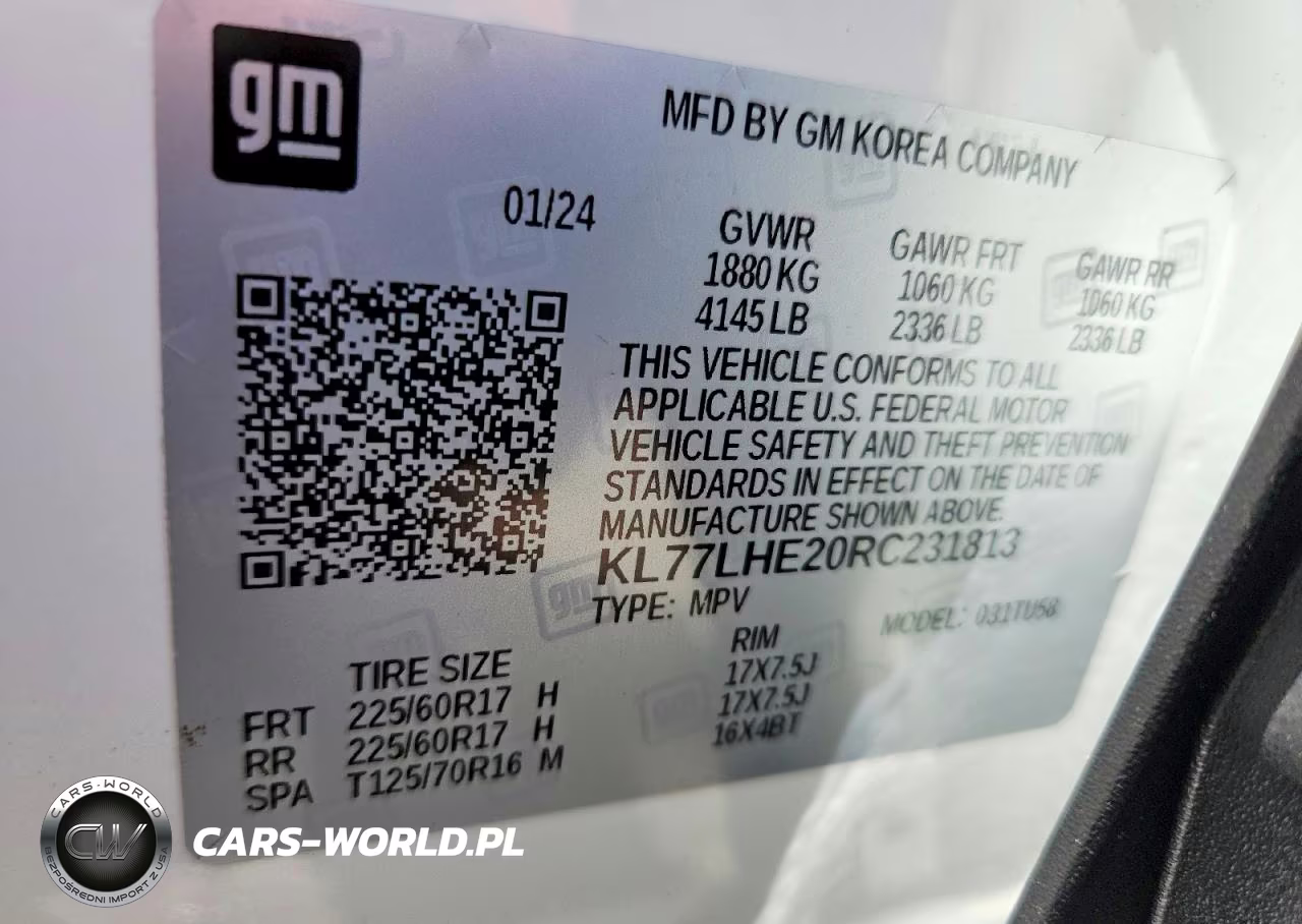 2024 Chevrolet Trax 1Lt VIN:KL77LHE20RC231813 - 12