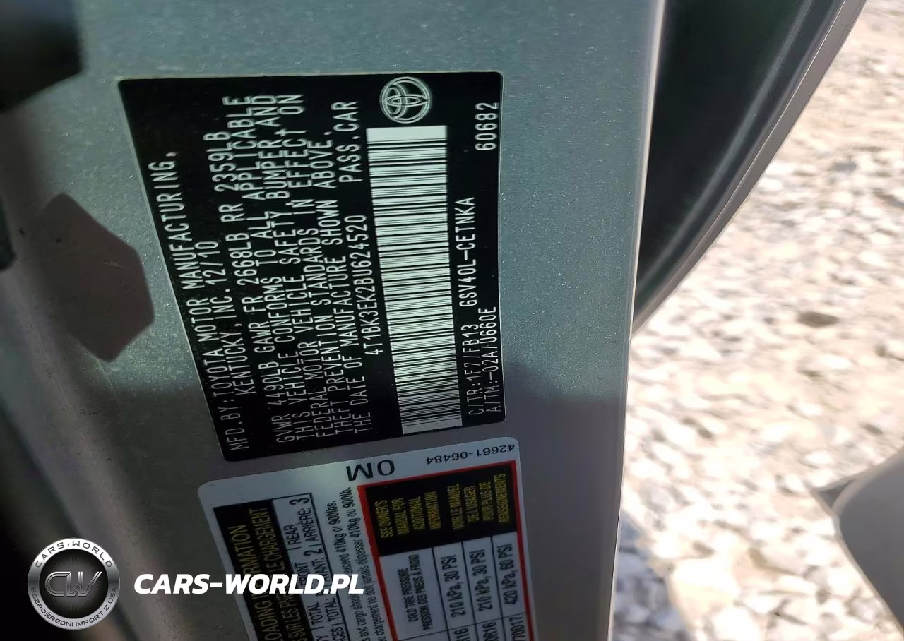 2011 Toyota Camry Le V6 VIN:4T1BK3EK2BU624520 - 12
