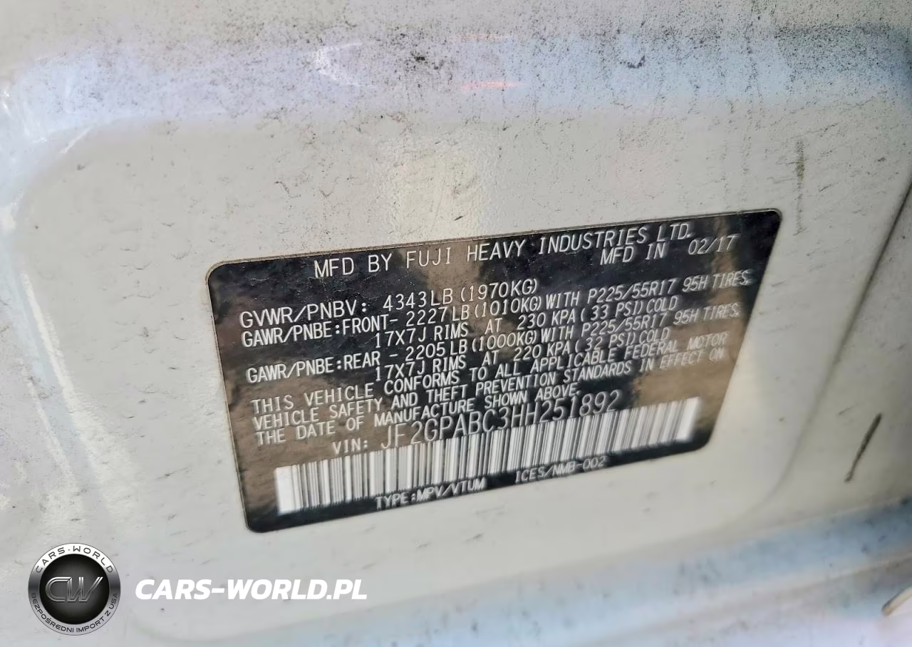 2017 Subaru Crosstrek Premium VIN:JF2GPABC3HH251892 - 12