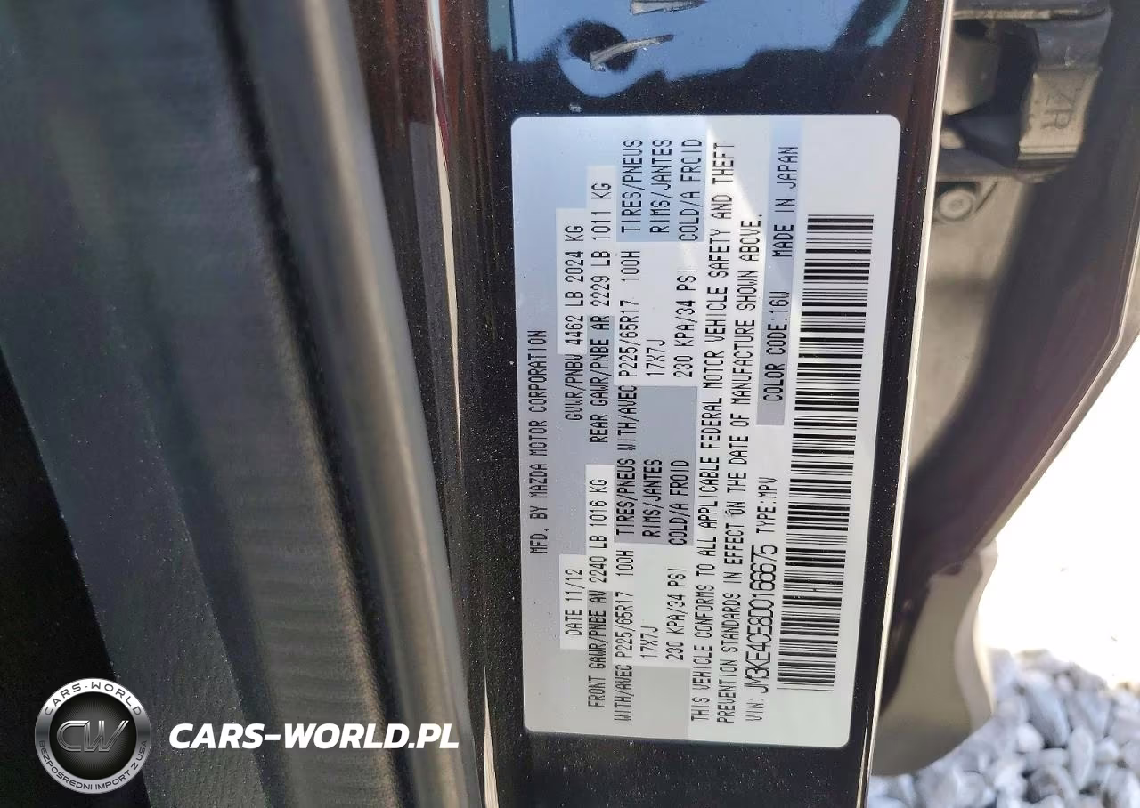 2013 Mazda Cx-5 Touring VIN:JM3KE4CE8D0166675 - 13