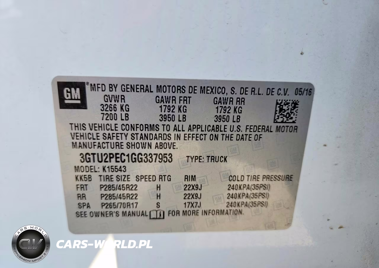 2016 GMC Sierra K1500 Denali VIN:3GTU2PEC1GG337953 - 13