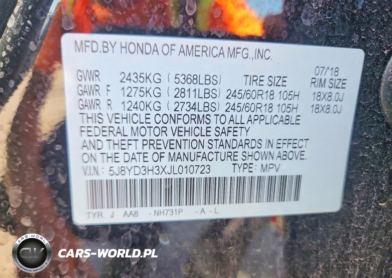 2018 Acura Mdx VIN:5J8YD3H3XJL010723 - 13